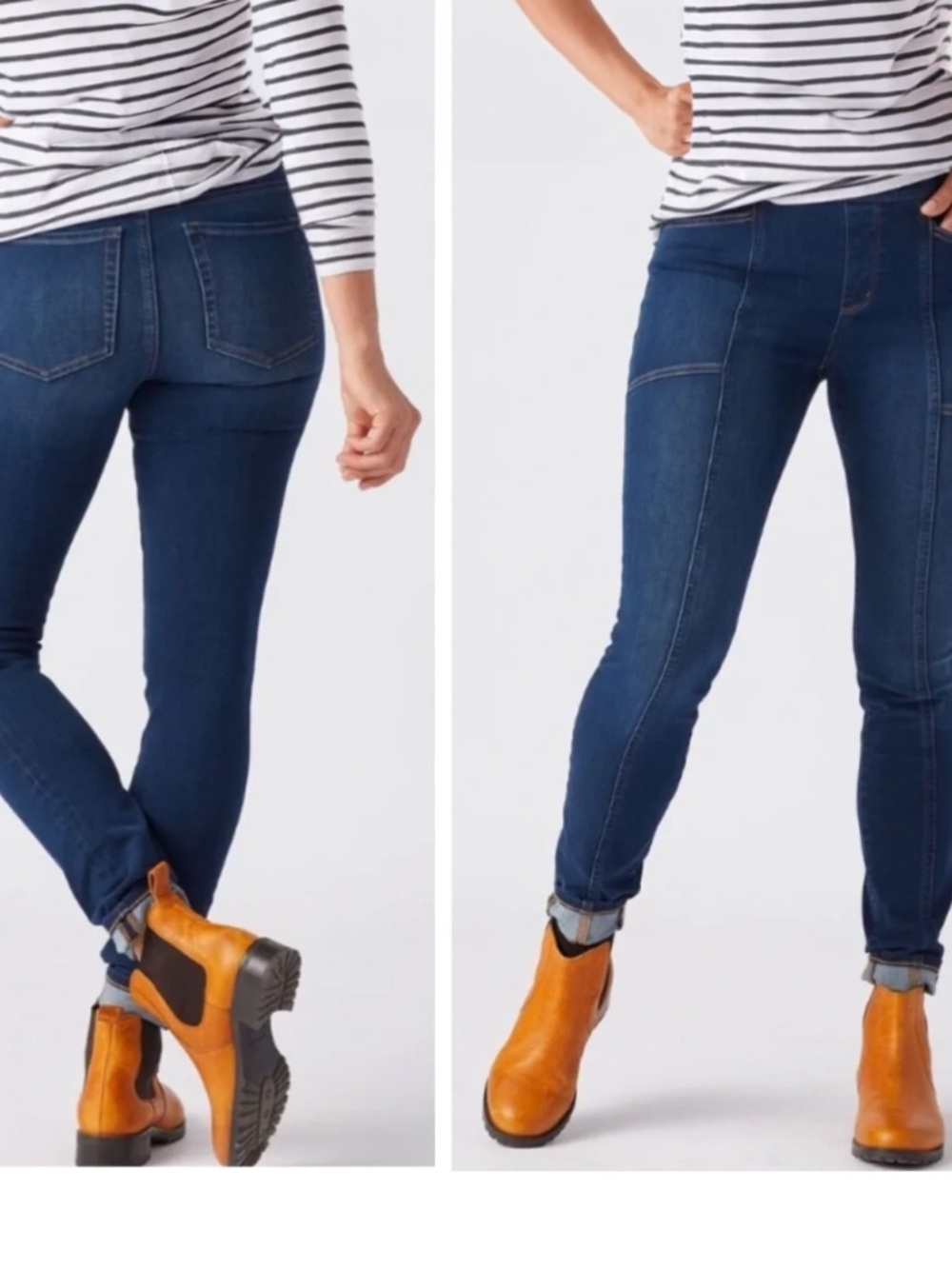 👖 Duluth Trading Co. Pull-On Skinny Jeans - Sz 16